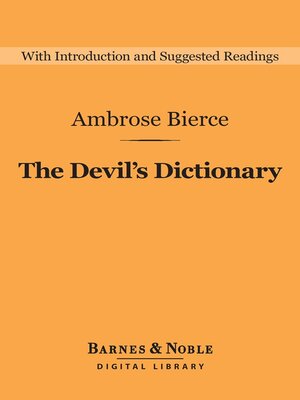 cover image of Devil's Dictionary (Barnes & Noble Digital Library)
